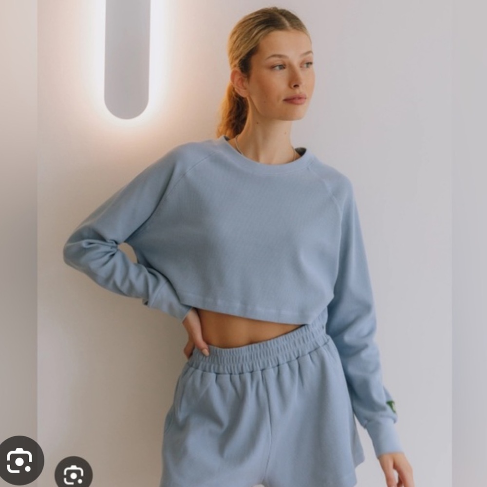 Daily Drills Light Blue Thermal Top